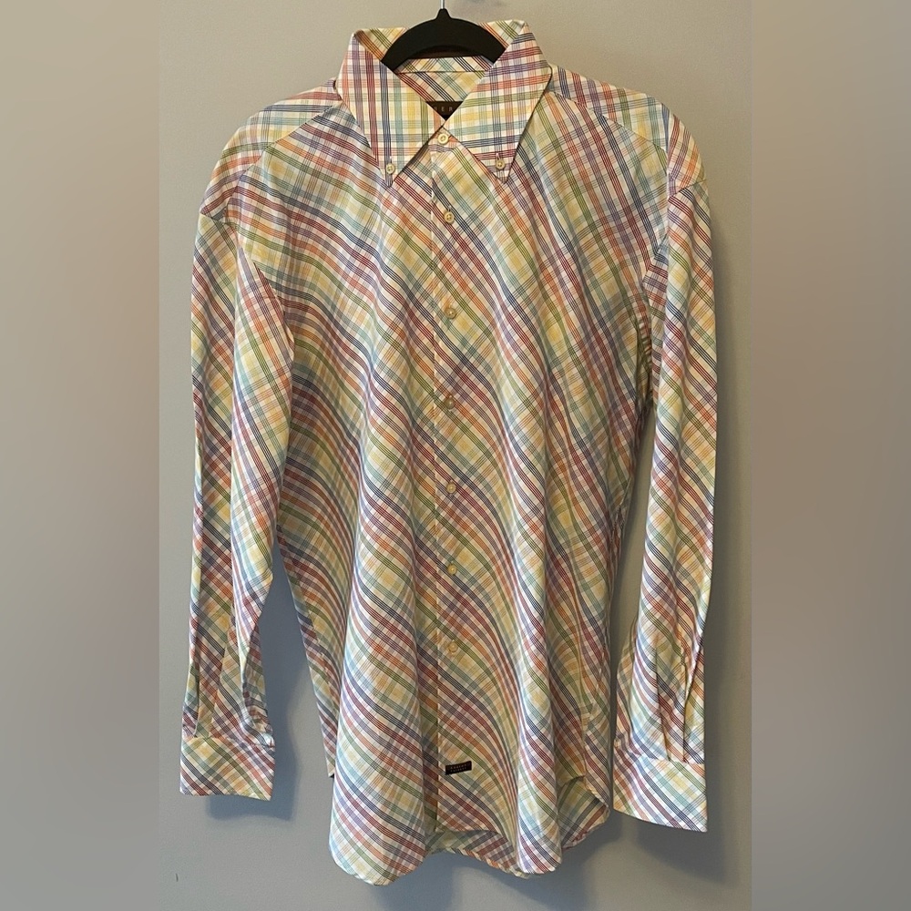 ROBERT TALBOTT  men’s size M long sleeve multi coloured